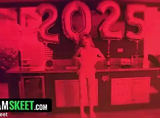 Monster Cock Fucks Pussy For New Year Start