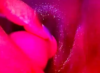 Ebony babe masturbates pussy to intense orgasm in sex