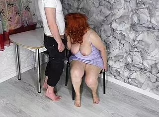 Milf flaunts big tits and gives blowjob before anal pounding