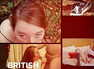 Watch the British teen suck off that old stranger in doggystyle.