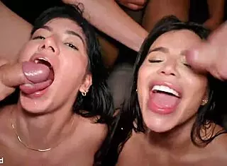 我的伙计们想操，我叫了妓女来一场狂野的群交。