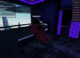 Two hot demons passionately having sex in the bedroom