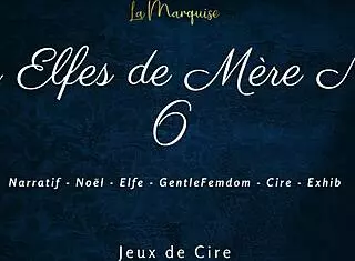 French elves engage in dirty talk femdom with wax.