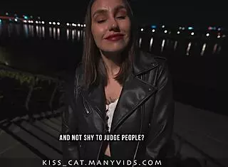 FUCK MILF WITH HUGE BOOBS AND TATTOOS IN PUBLIC PICKUP FOR FACIAL