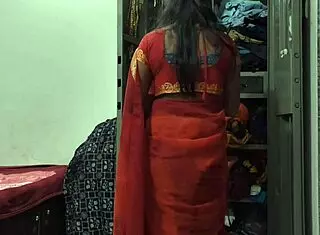 Maid Cleaning Cupboard When Owner Arrives at Ranch