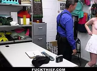 Adrianna Jade Bent Over Doggystyle in Garage