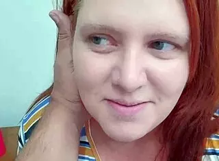 chubby redhead hotwife sucks and squirts eagerly