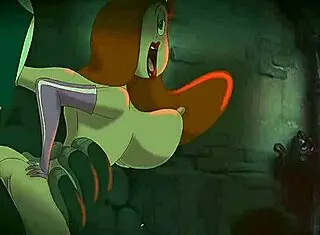 Jessica rabbit gets fucked in hentai anime cartoon big tits ass