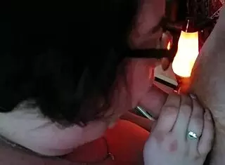 hey, check this amateur bbw sucking thestonedfox's big cock with huge tits!