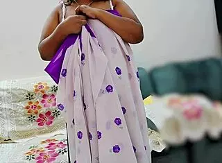 Indian Bhabhi Dresses In Saree!