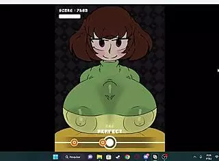 Chara Gives Passionate Blowjob to Monster Cock. She Handles the Group Action with Ease.