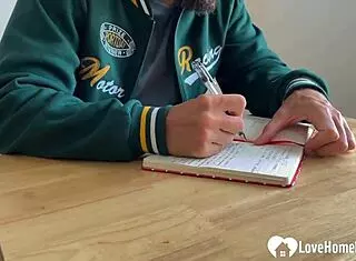 Naughty teacher in skirt dominates me, leaving me begging for more