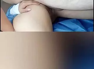 uniformed latina gives amazing blowjob in office, patient becomes regular client.