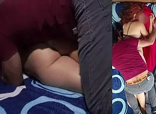 Hot wife rides cowgirl with big tits moaning