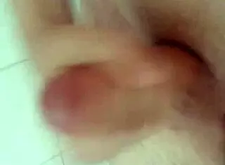 bathroom fun with bisexual masturbation and cumshot