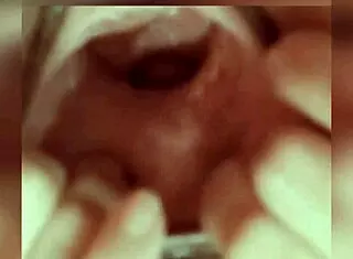 huge gaping cunt gets stretched by fingers and hands