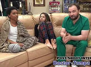 Brunette Aria Nicole in Florida POV Moans During Foley Catheter Insertion by Dr. Tampa