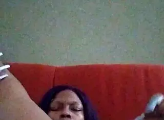 Ebony Girl with Hairy Body Makes Herself Creamy in Casual Solo Session