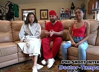 Brunette Aria Nicole in Florida POV Moans During Foley Catheter Insertion by Dr. Tampa