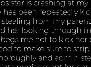 I Teach My Step-Sister A Lesson By Bending Her Over