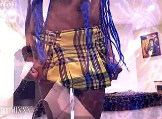 huge black dick fucks tiny ebony pussy artemixxx and trixxie