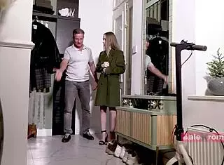 George attracts young women for licking, kissing, and riding in this short part four.