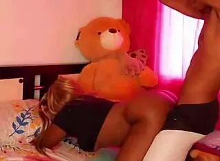 i surprise my stepsister in her room and we fuck passionately