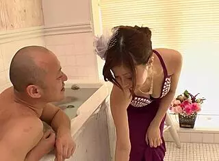 Beautiful mature woman Aki no Chihiro, mastering the secrets of sex, appears in the ultimate foam princess story part 1.