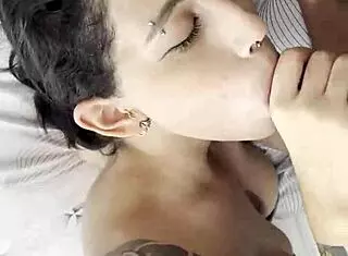 neighbor surprises me with cock in mouth, cums on face