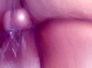 Pov fucking ebony ass doggy style, spanking and spreading until creampie.