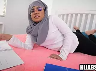 Innocent Muslim teen 18+ loses virginity to American friend in POV