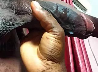 Testing The Depths Of A Black Pussy