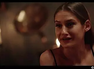 Vampire Seduction in Gothic Manor! Nerdy Girl Mesmerized by Sexy Blonde Owner!