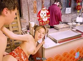 嘿，那个中国妞李娜娜大奶子激烈做爱