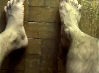 Check out this big foot and huge dick combo