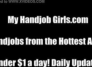 sexy french maid is lending you a hand with jerk off instructions