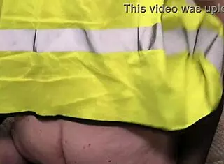 negotiating with the builder, riding his big cock