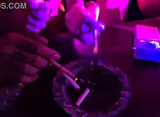 four petite sluts worship toes smoking stripping and kissing 😍