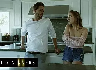 Stepsis and Stepbro Fuck Passionately After Attraction Builds