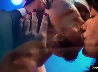 tiny 18+ hottie aubrey sucks his cock, licks her pussy in lingerie and heels, then rides all night for a cumshot.