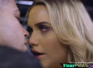 Picked Up Babe In Stockings Gets Fingered And Face Fucked