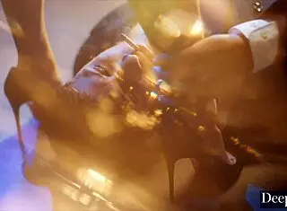 tiny 18+ hottie aubrey sucks his cock, licks her pussy in lingerie and heels, then rides all night for a cumshot.