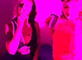 four petite sluts worship toes smoking stripping and kissing 😍