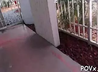 Wicked cutie looks gratified after receiving facials