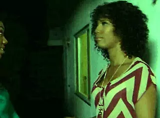 want to see two black milfs licking each other's big tits in bed?