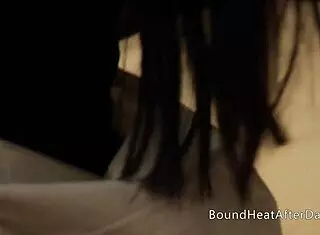 hot lesbian maid fingering herself passionately