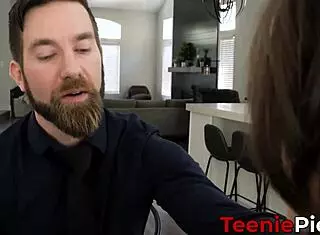 Sweet Brooke Johnson moans loudly during hard fucking!