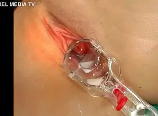 Euro Solo Masturbation - All Natural Babe Blonde Sexy Bitch You Wanna Fuck Milk Squirt Speculum With Jo 1