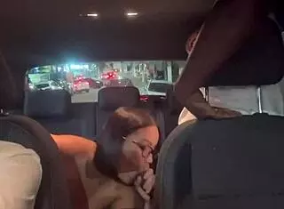 Hot Asian Wife Fucks App Driver Without Condom in Front of Cuckold