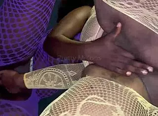 do you want to see two horny ebony teens finger each other's big clits on the balcony until they squirt?